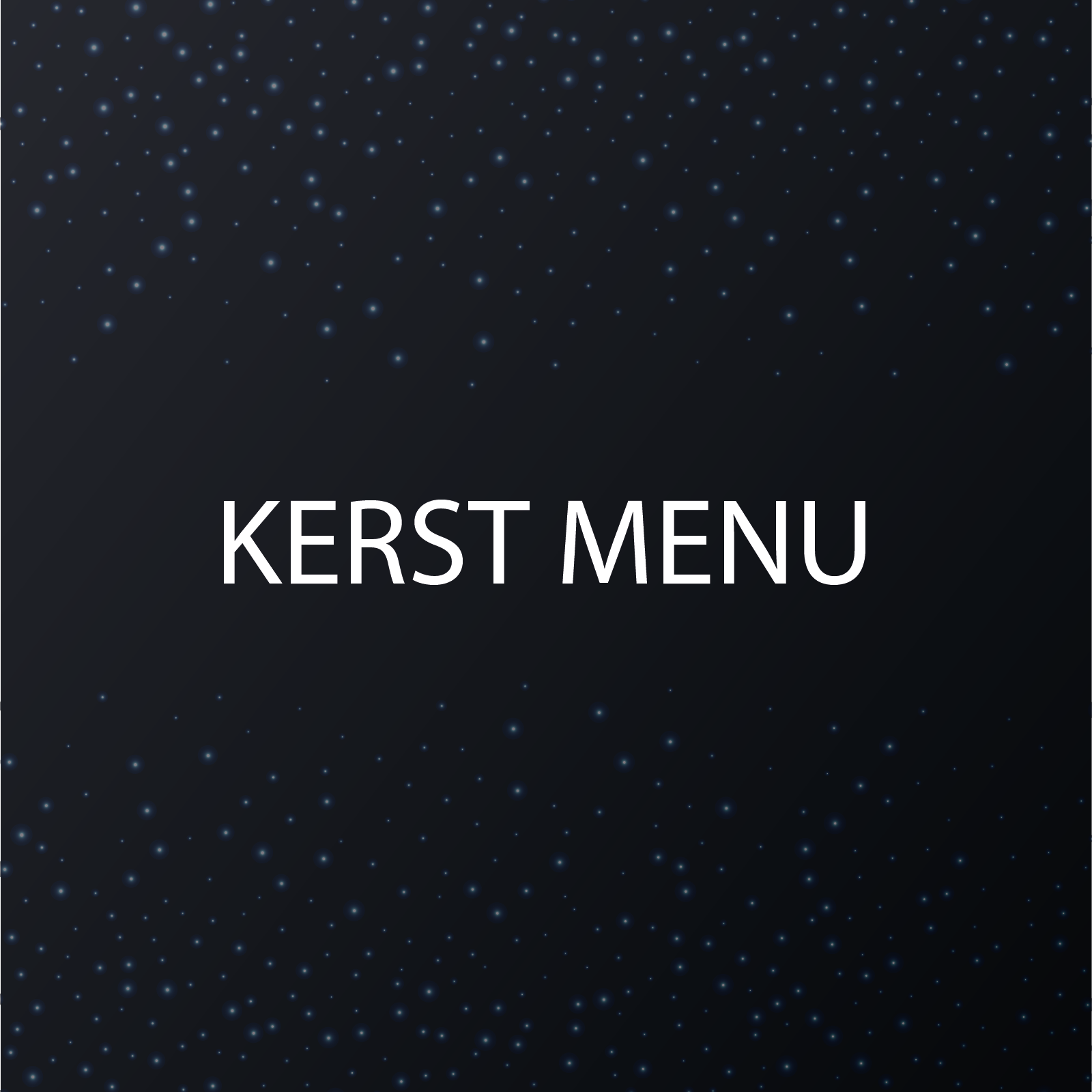 Kerst menu